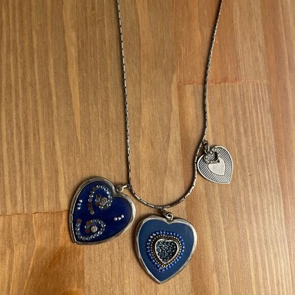 GAS Bijoux necklace with three heart pendants - Picture 4 of 4